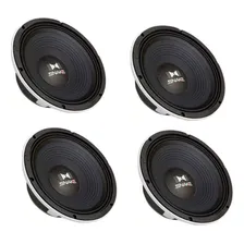 Kit 4 Falante Woofer Snake 10 Esv610 300w Rms Medio 4/8 Ohms Cor Branco Foto  mini 1