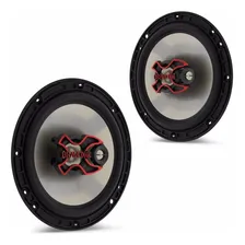 Kit 4 Falantes 6' Triaxial 200w Rms Polo Golf Voyage Fox Cor Vermelho Foto mini 3