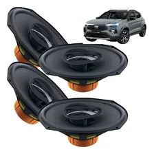 Kit 4 Falantes Hertz Triaxial 6x9 Dcx690 180w Fiat Pulse Cor Preto Foto mini 1