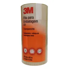 Kit 4 Fita Adesiva 3M Embalagem Transparente 48mm x 50m Foto mini 4