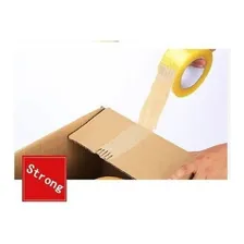 Kit 4 Fita Durex Transparente 300m Larga Embalagem Trabalho Foto mini  2