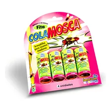Kit 4 Fita Rolo Cola Mosca Mosquito Armadilha Para Mosca Foto mini 1
