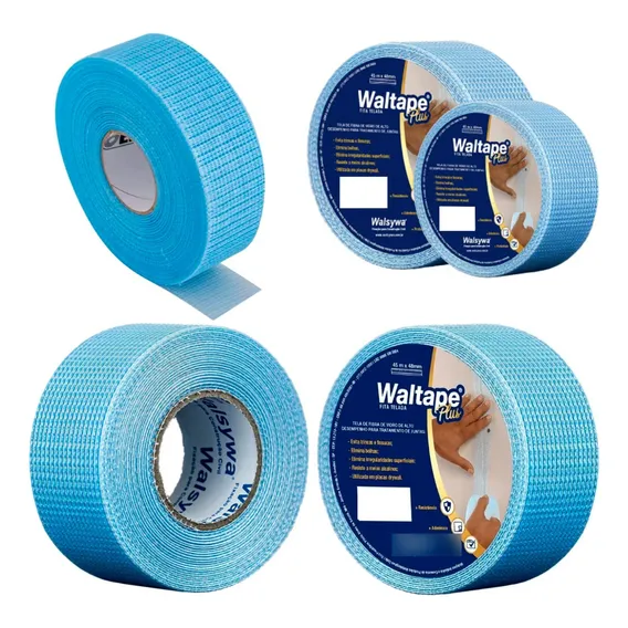 Kit 4 Fita Telada Para Juntas Forro Gesso Drywall 400 Metros Foto 1