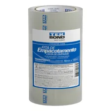Kit 4 Fitas Tekbond Larga Embalagens 48mmx100m Transparente Foto  mini 1