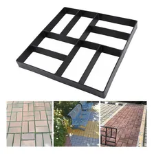 Kit 4 Forma Molde Concreto Tijolinho Calçada Pedras Jardim Foto mini 2