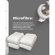 Kit 4 Fraldas Ecológicas Happy Flute + 4 Abs Microfibra Dino Foto mini 4