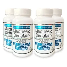 Kit 4 Frascos Mineral Nutri Plus Magnésio Dimalato Foto mini 1