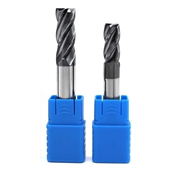 Kit 4 Fresas Topo Metal Duro 1mm, 2mm 4 Cortes 4pçs Foto 1