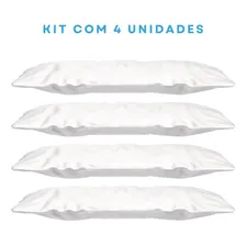Kit 4 Fronhas ImpermeƔveis Aquatech 50x70 100% PoliƩster Branco Foto mini 2