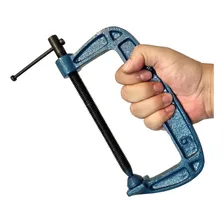 Kit 4 Grampos Sargento Tipo C 150mm Fixação 6 Pol Marceneiro Foto mini 3