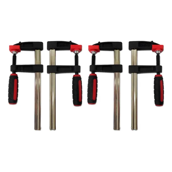 Kit 4 Grampos Tipo Sargento P/ Carpinteiro 150x50x210mm Foto 1