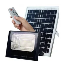 Kit 4 Holofote Refletor 100w Prova D'àgua Energia Solar Foto mini  3