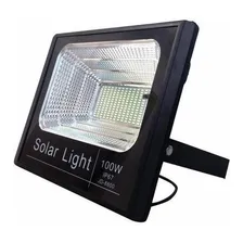 Kit 4 Holofote Refletor 100w Prova D'àgua Energia Solar Foto mini  2