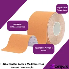 Kit 4 Kinesio Tape Fita Bandagem Funcional Cores Sortidas Fita Kinesio Tape Muscular Fisioterapia Bandagem Taping Foto mini  2