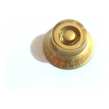 Kit 4 Knob Dourado Inclinado Guitarra Baixo Les Paul Sg Prs Foto mini 3