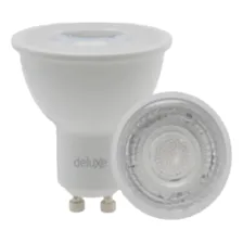 Kit 4 Lâmpadas Dicroica Led 4,8w Gu10 Mr16 Luz 3000k Avant Foto mini 3