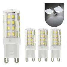 Kit 4 Lâmpadas Halopim G9 7w Bivolt Branco Frio 6000k Led Luz Branco-frio 110v 220v - Bivolt Foto  mini 1