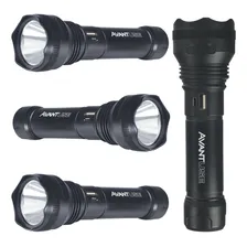 Kit 4 Lanternas Adventure Recarregável Led 3w Camping Avant Lanterna Preto Luz Branco Foto  mini 1