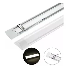 Kit 4 Led Tubular Slim 60cm Luz Neutra 4000k Bivolt 18w Luz Branco-neutro 127/220v Foto mini 4