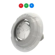 Kit 4 Leds Rgb Piscina + Controle + Fonte + Adaptador 50mm Foto mini 2
