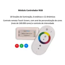 Kit 4 Leds Rgb Piscina + Controle + Fonte + Adaptador 50mm Foto mini 4