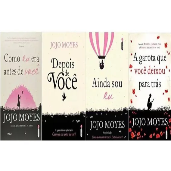 Kit 4 Livros Jojo Moyes Como Eu Era Depois Voce Ainda Sou Eu, De Jojo Moyes. Editorial Intrínseca, Edición 1 En Português Foto 1
