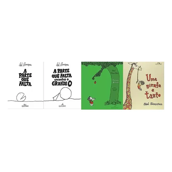 Kit 4 Livros Shel Silverstein A Parte Falta Arvore Girafa Foto 1