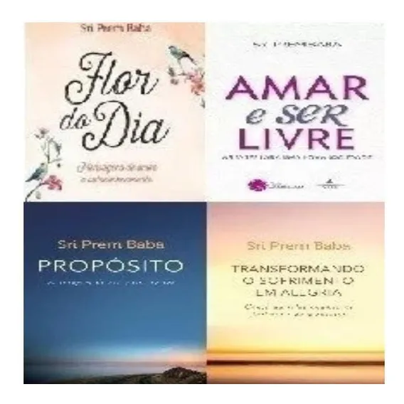Kit 4 Livros Sri Prem Baba Amar E Ser Livre Proposito, De Sri Prem Baba., Vol. 4. Editorial Sextante, Capa Mole Em Português Foto 1