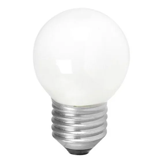 Kit 4 Lâmpadas Incandescente Bolinha 25w 127v Leitoso Foto 1