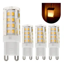 Kit 4 Lâmpadas Led Halopim G9 7w Branco Quente 3000k Bivolt Luz Branco-quente 110v/220v - Bivolt Foto  mini 1