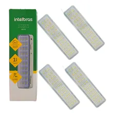 Kit 4 Luminaria De Emergencia Lampada Led Intelbras Bivolt Foto mini 1