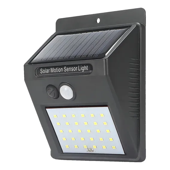 Kit 4 Luminária Solar 20 Led Com Sensor Movimento Fotocelula Foto 1