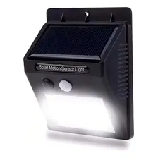 Kit 4 Luminária Solar Parede 48 Led Sensor Movimento Externa Cor Preto Foto mini 2