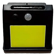 Kit 4 Luminária Solar Parede 48 Led Sensor Movimento Externa Cor Preto Foto mini 3