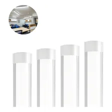 Kit 4 Luminária Tubular Led Linear 60cm 20w Luz Frio Cor Branco Frio 110v/220v (bivolt) Foto mini 1