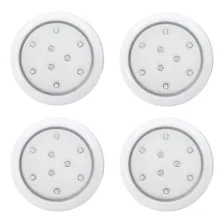 Kit 4 Luminárias Piscina Led Branco Frio 6500k 9w 12v 80mm Iluctron Foto mini 1