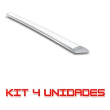 Kit 4 Luminárias Sobrepor Led 40w 120cm Tubular Branco Frio Foto  mini 1