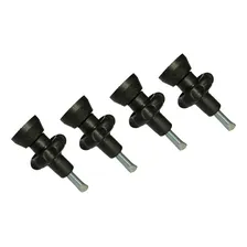 Kit 4 Manípulos Grade Proteção Parafuso Portão Cachorro Foto mini  2