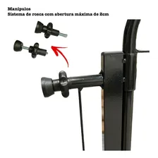 Kit 4 Manípulos Grade Proteção Parafuso Portão Cachorro Foto mini 4