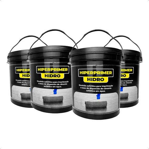 Kit 4 Manta Liquida Primer Para Emulsão Asfáltica 3,6 Litro Foto 1