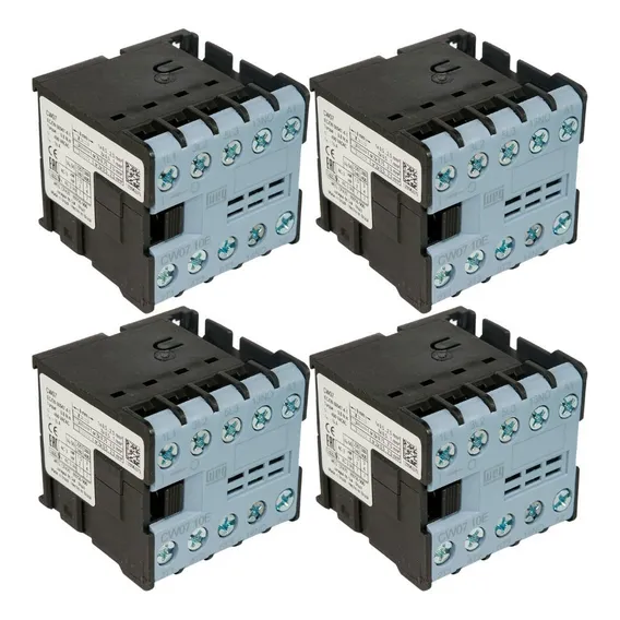 Kit 4 Minicontatores Tripolar 7a 190-220v 1na 50/60hz - Weg Foto 1