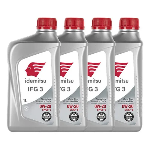 Kit 4 Óleo De Motor Idemitsu Ifg 3 0w20 Sintético Api Sp Foto 1