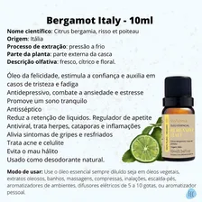 Kit 4 Óleo Essencial Bergamota Via Aroma - Bergamot Italy Foto mini 2