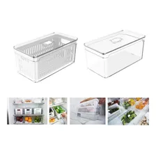 Kit 4 Organizadora Geladeira Frutas Verduras Com 5l E 2,2l Foto mini 2