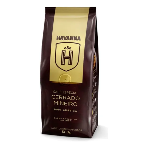 Kit 4 Pacotes Café Grão Havanna Cerrado Mineiro Arábica 500g Foto 1