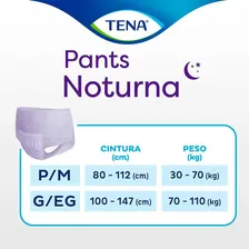 Kit 4 Pacotes Fralda Geriátrica Tena Pants Noturna 64 Unid. Tamanho G/EG Foto mini 3