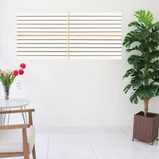 Kit 4 Painel Canaletado Mdf Para Loja 0,61 X 1,22 - Branco Foto mini 4