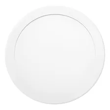 Kit 4 Painel Plafon Embutir 18w Redondo Branco Quente 3000k Bivolt Foto mini  3