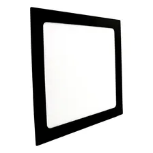 Kit 4 Painel Plafon Led 25w Embutir Quadrado Preto Bivolt Estrutura Branco-frio 110v/220v (bivolt) Foto mini 4