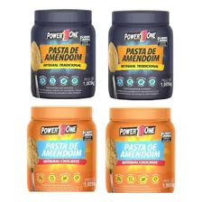 Kit 4 Pasta De Amendoim Integral Power 1 One 1kg Foto mini 1